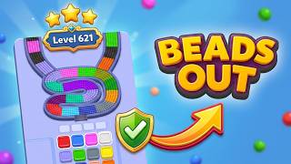 🟢 Beads Out Level 621 Walkthrough | Quick & Easy Solution! 🧩