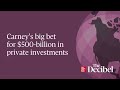 Carney’s big bet for $500 billion in private investments