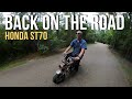 Back on the road the honda st70 rides again