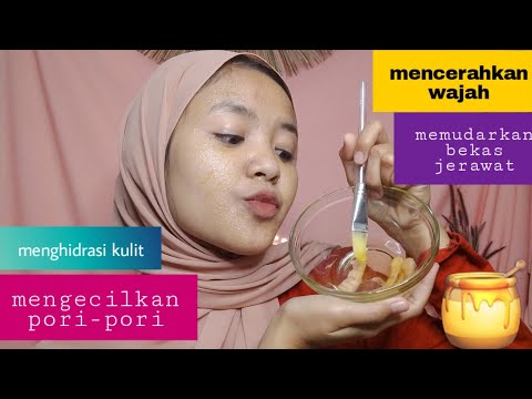 Cara Menggunakan Masker Madu Dengan Benar | Jerawat langsung hilang!!