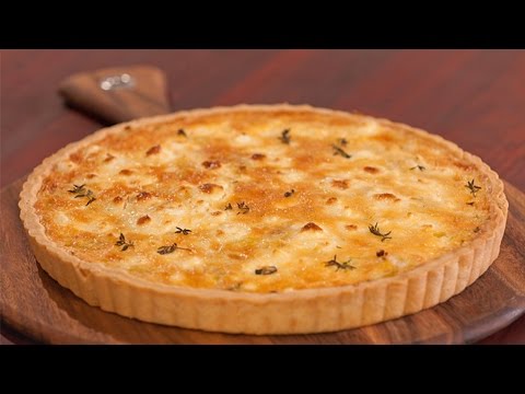 Video: Open Pie With Pumpkin, Leek And Goat Cheese