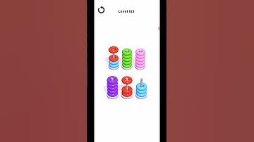 Hoop Stack Level 153 WalkThrough Solution Gameplay