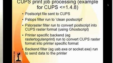 Warpstock 2015 - Printing with CUPS on OS/2 & eComStation