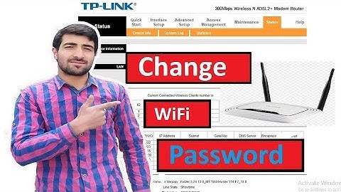 How to change wifi password TP-Link Routers in(Urdu/Hindi)2018