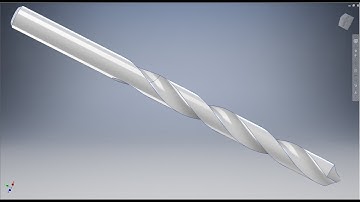 Học inventor cơ bản: Vẽ mũi khoan bằng inventor