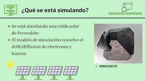 Electrical and optical simulation of typical perovskite solar cell by GPVDM software