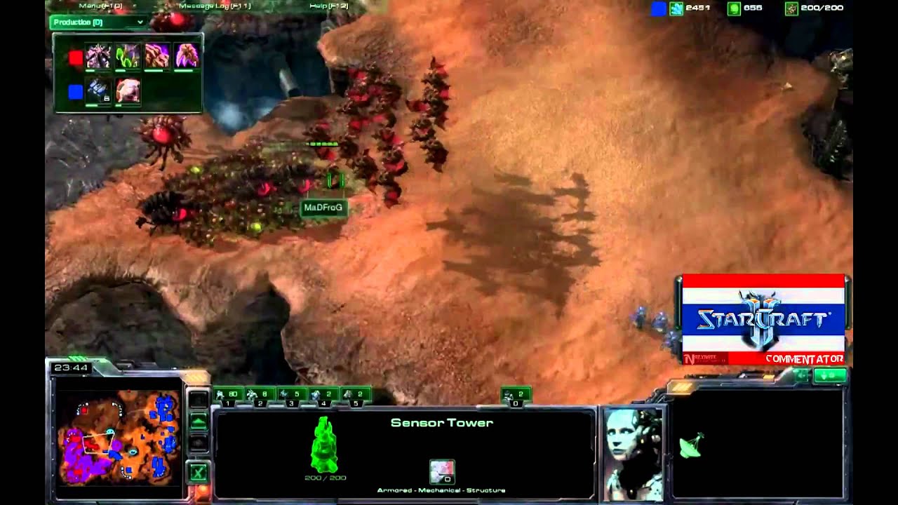 Madfrog(Z) vs Tarson(T) - [Part 2/2] - Thai Comment (TaoHorn)