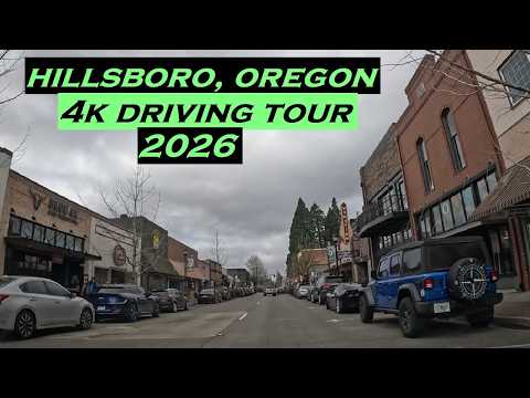 Hillsboro, Oregon | 4k Driving Tour | 2026 video thumbnail