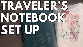 My 2024 Traveler's Notebook Set up | Switching from Hobonichi Cousin