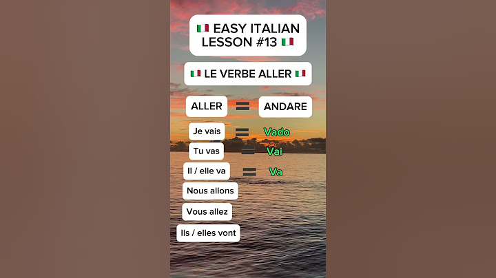 Leçon d’italien sur le verbe aller 🇮🇹🇮🇹 #apprends #quiz #italie #quiztime #italien