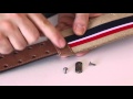 How to Adjust your guitar or bass strap by RightOn! Straps - Strap Adjustment System - RAS