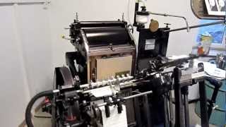 Studio Pression :: Letterpress sur Heidelberg Windmill