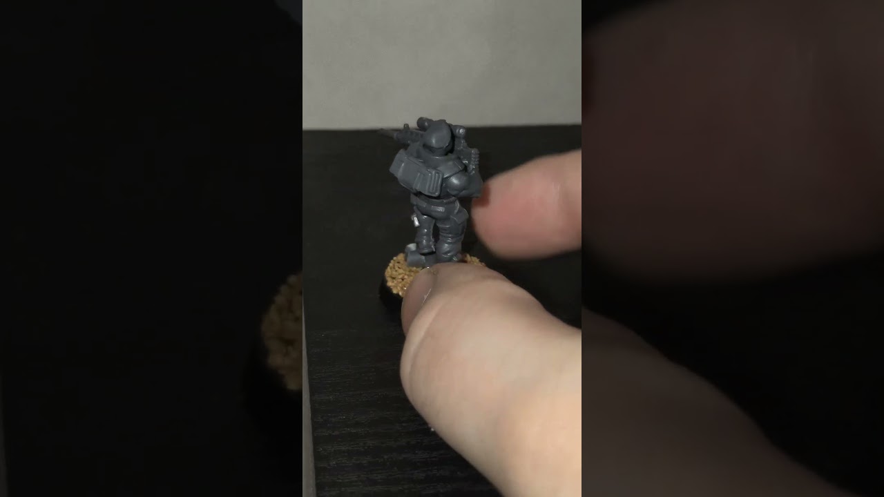 spacenam sniper mini with kitbashed cloak.