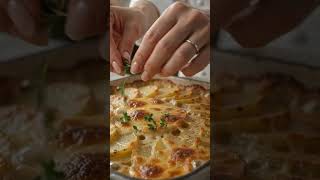 Gratin Dauphinois (French Creamy Potatoes) #recipe #foodphotography #food #foodshorts #cooking