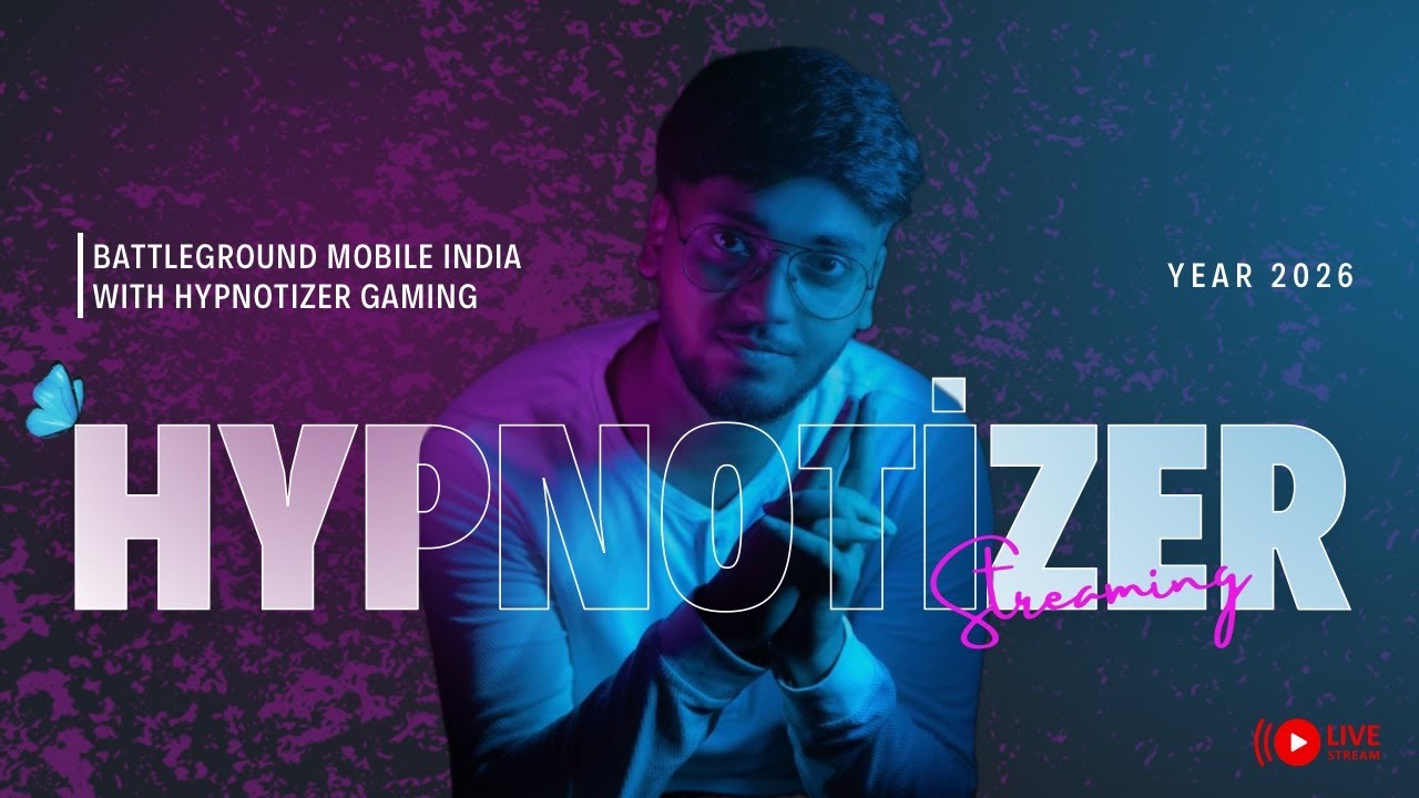 FULL FUNNY GAMEPLAY || HYPNOTIZER GAMING Is Live || BGMI || STREAMING LIVE