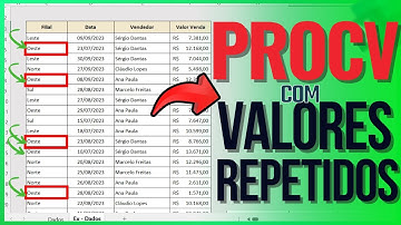 Como Fazer um PROCV com DADOS REPETIDOS no EXCEL | Procv Avançado