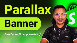 How to Add Parallax Scrolling Banner in Shopify ✅ Free Code 🚀 No App Needed