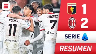 Thumbnail for REMONTADA del MILAN vs Genoa 2-1. ENTRÓ Santiago Gimenez y DIO VUELTA el partido | Serie A