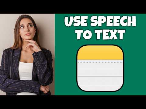 How To Use Speech To Text On Notes App (Mac) | Step By Step Guide - Notes App Tutorial