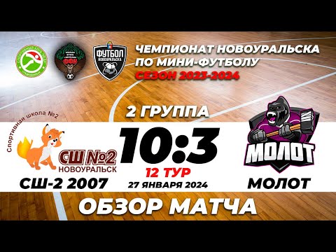 Видео к матчу СШ №2 2007 - Молот