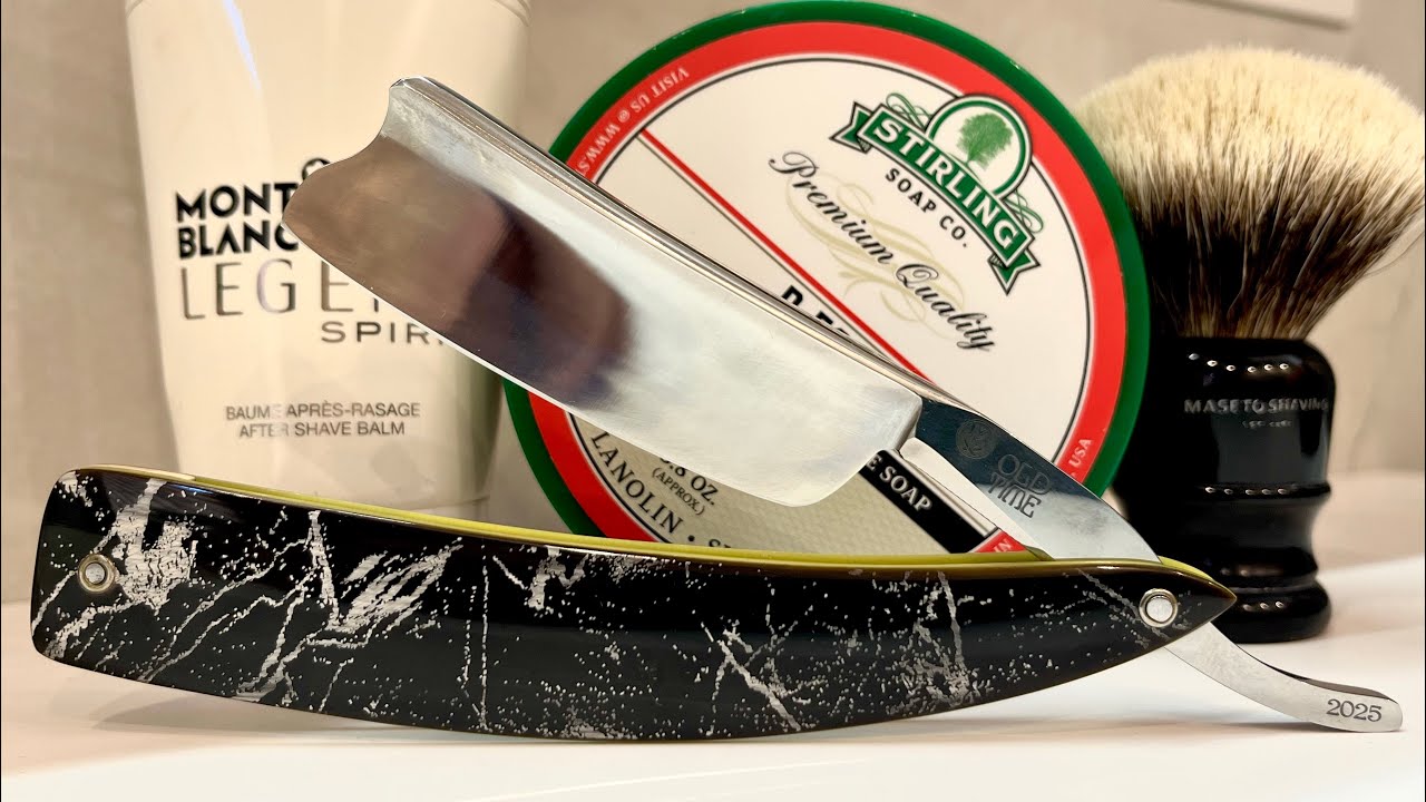Traditional shave with Old Time Yurri K razor - rasoio mano libera ...