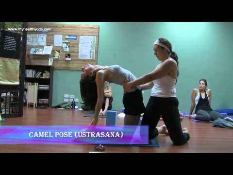 How to teach Bridge (Setu Bandhasana) Camel (Ustra...