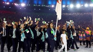 Aklodidz - Olympic Opening Ceremony Rio 2016 Flags Algeria الجزائر Algérie