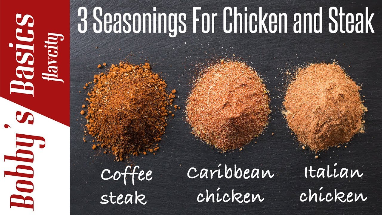 10 Spices & Seasonings For Chicken and Steak - Kitchen Basics - YouTube