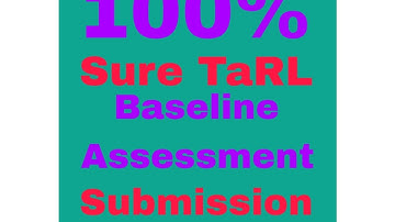 ###100% Sure TaRL Baseline Assessment Submission at Shiksha Setu####