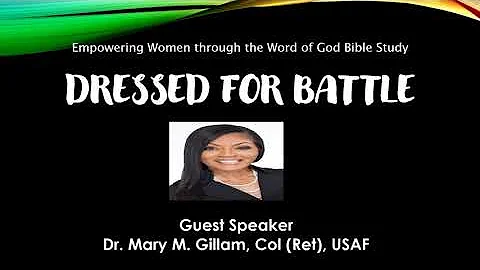 Armor of God Bible Study | Dr Mary Gillam