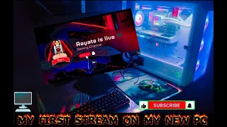 MY FIRST STREAM ON PC
🤩🤩
 #freefiremax #customs #grandmasterpush #livestream #guildtest