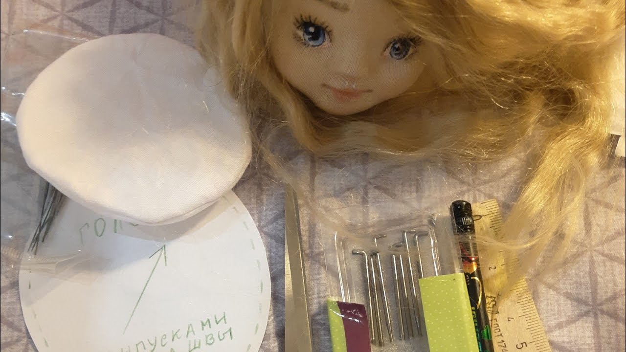 Текстильная кукла | обзор материалов для создания личика. Часть 1 Textile Doll