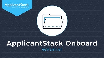 Using ApplicantStack Onboard for Your Hiring Workflow
