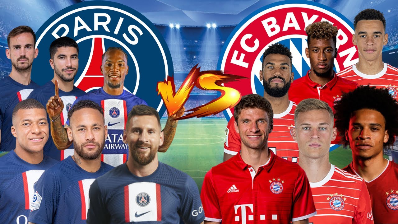 2023 PSG VS 2023 FC BAYERN MUNICH(Messi,Neymar,Mbappe,SanchesVSL.Sane ...