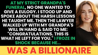 At My Billionaire Grandpa’s Funeral, No One Gave A Eulogy — Until I Stood Up. Then His Lawyer…