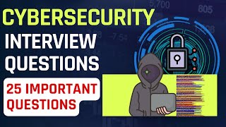 25 Basic Cybersecurity Interview Questions - Modern Age Questions & Best Responses