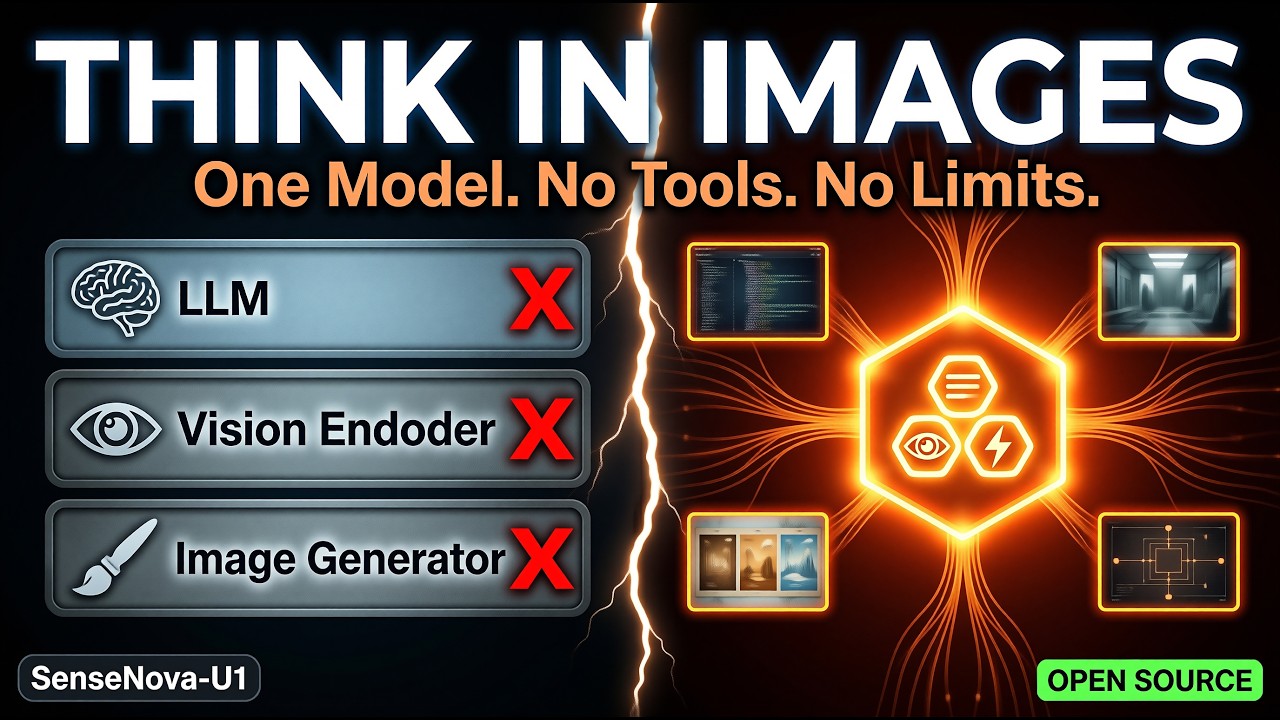 SenseNovaU1: The Open-Source Model That Thinks in Images