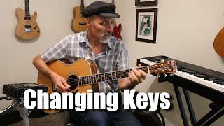 Changing keys to fit your voice.