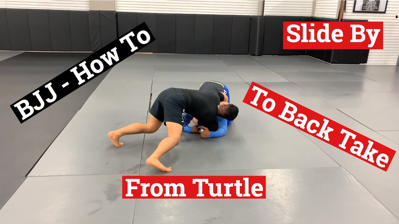 BJJ - Slide By to Back Take from Turtle - YouTube