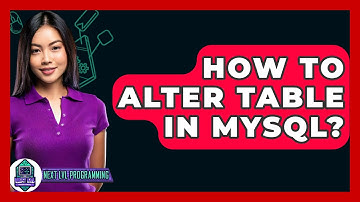 How To Alter Table In MySQL? - Next LVL Programming