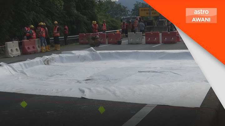 Tanah Mendap: Kita sedang menunggu proses pengerasan konkrit - LLM