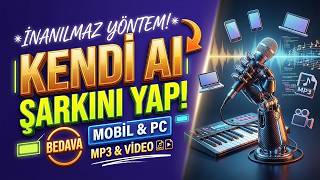 Yapay Zeka Şarkı Nasıl Yapılır? & Ücretsi̇z Ai̇ Şarkı Nasil Yapilir? Mobi̇l/Pc - Mp3/Vi̇deo