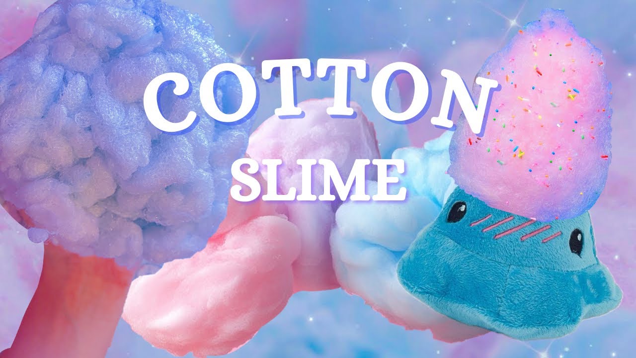 How to make the easiest viral Cotton Slime - YouTube