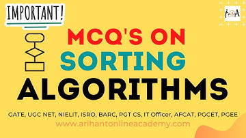 Sorting Techniques - Algorithms | MCQ