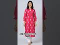 Rani Pink Ikat Cotton Kurti #kurti #youtubeshorts #buyonline #fashion #ladiesfashion #womensclothing