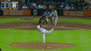 PIT@ATL: Kang laces an RBI double to left