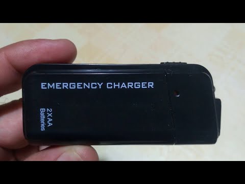 Portable USB Emergency 2 AA Battery Extender Charger @VeslinovPredragandroid