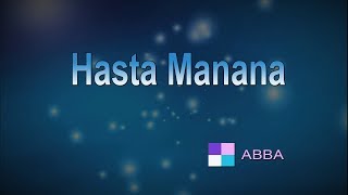 Hasta Manana  Abba  Karaoke  Instrumental  Cover Song