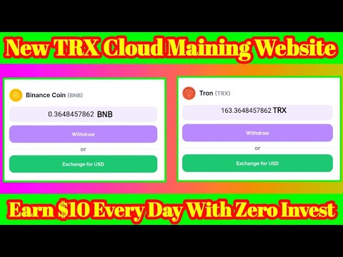 New Free Cloud Mining site 2023 | Earn Free $10 BTC, LTC, TRX daily | New Free Bitcoin Mining site