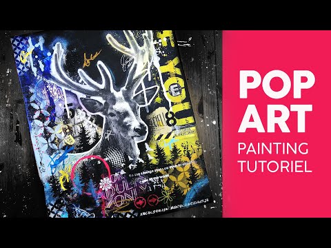 Pop Art Painting Collage Tutoriel